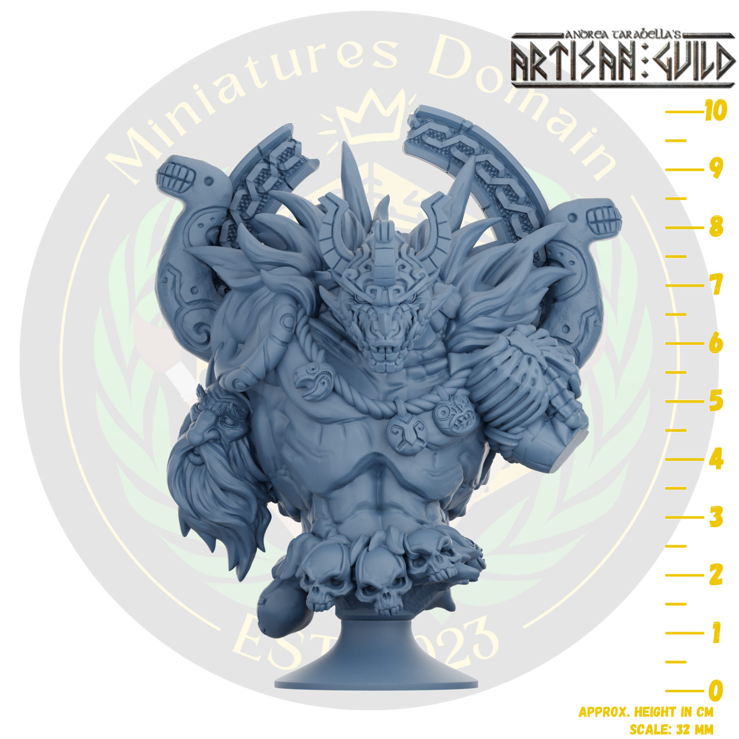 Lizardman King Tashokk BUST