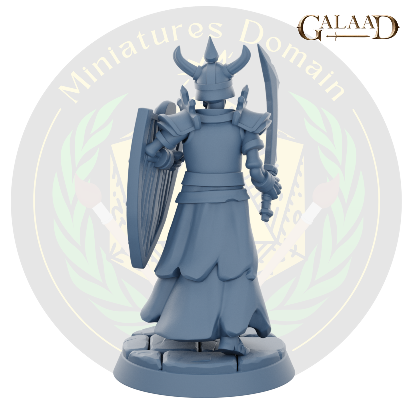 Skeleton with sword and shield