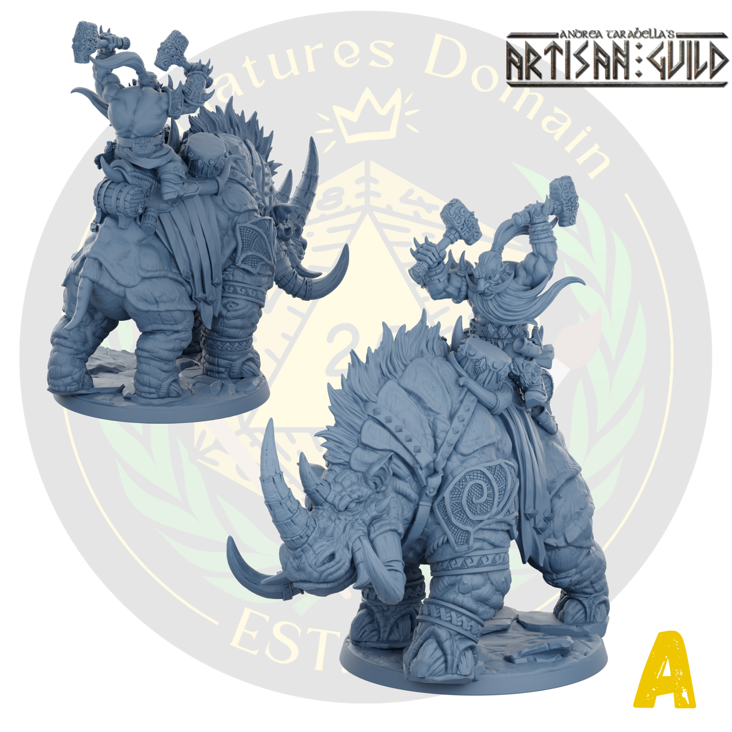 Dwarf Berserker Behemot Riders