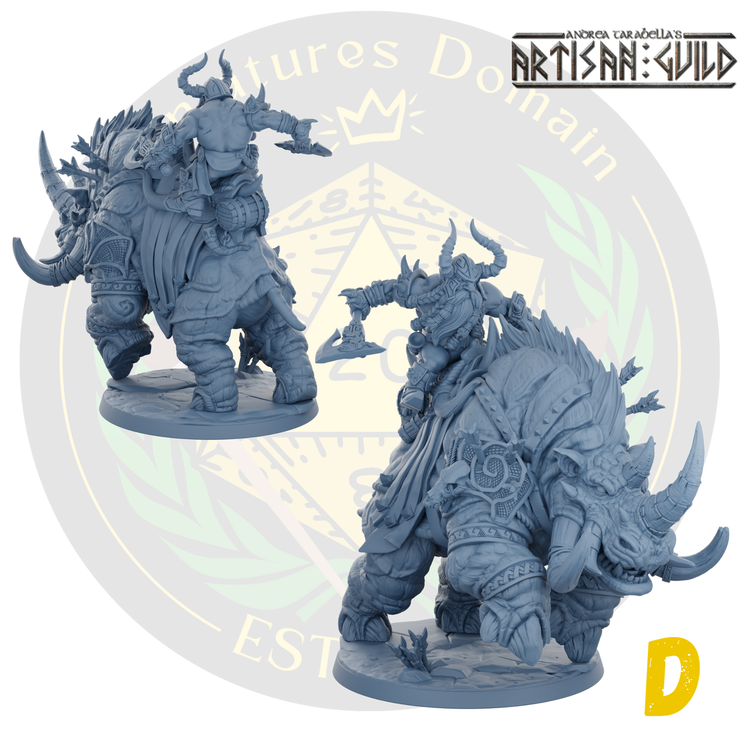 Dwarf Berserker Behemot Riders