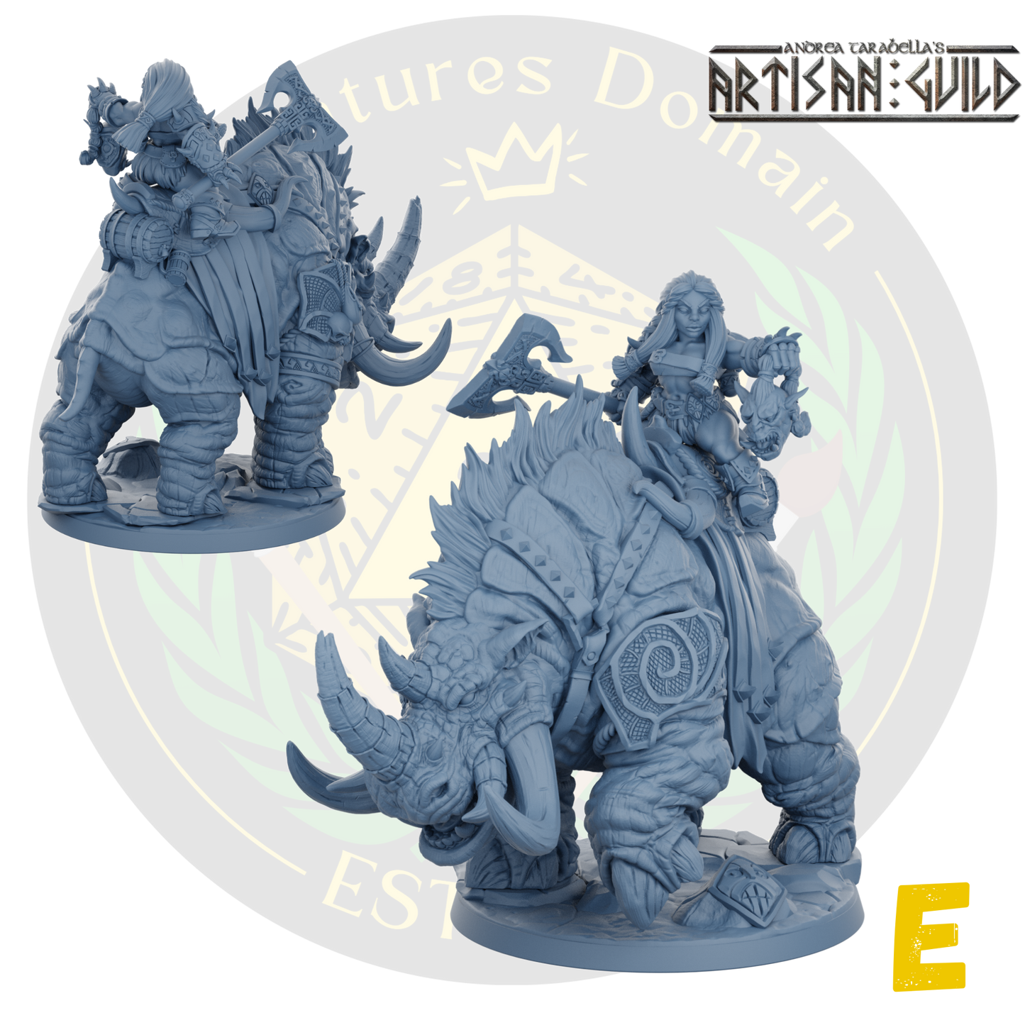 Dwarf Berserker Behemot Riders