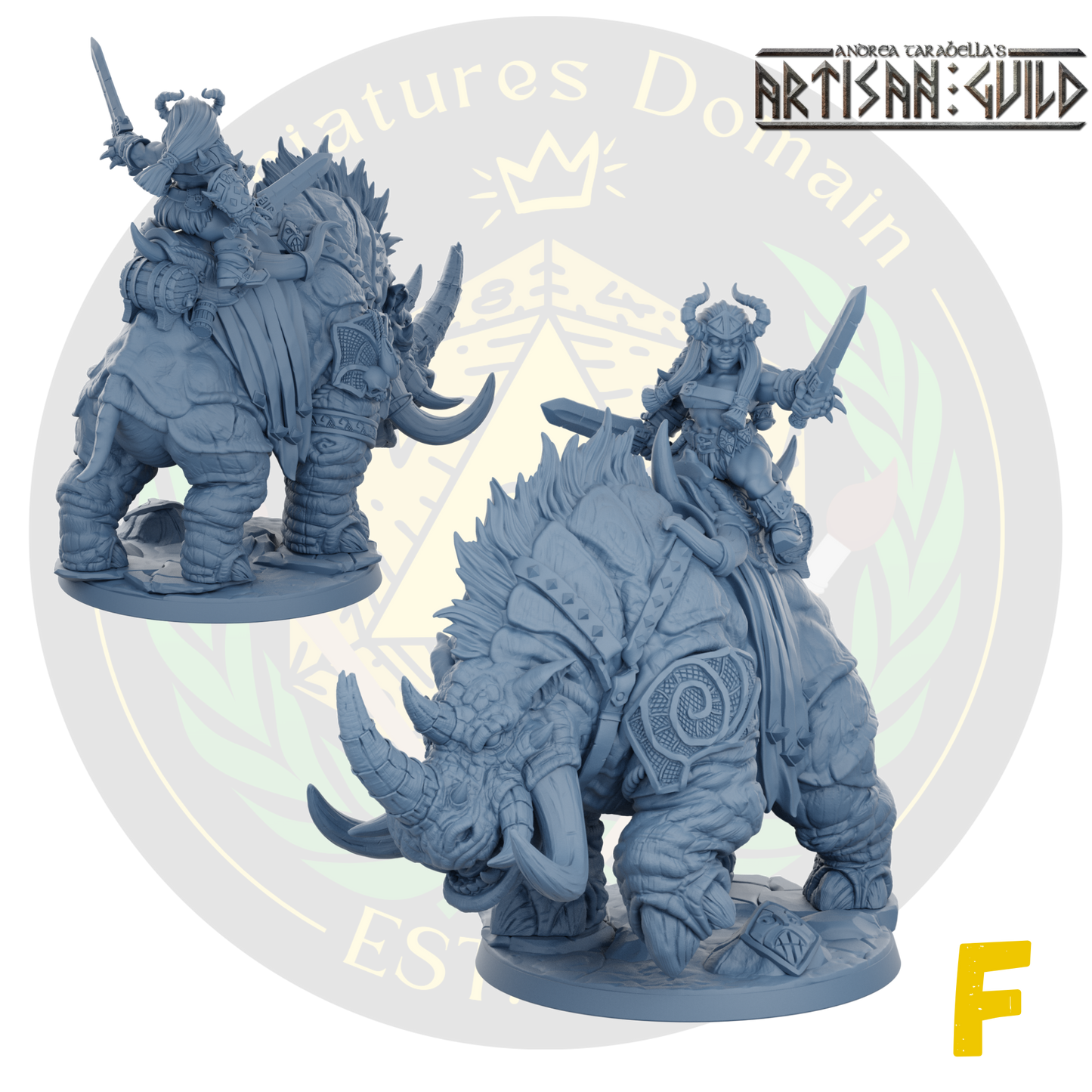 Dwarf Berserker Behemot Riders