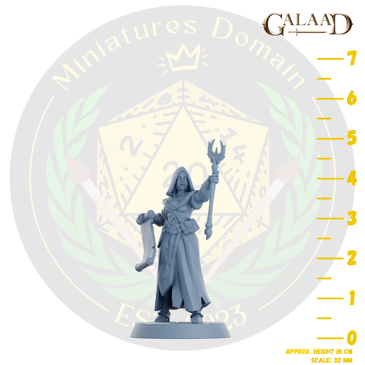 Conventual with a Staff