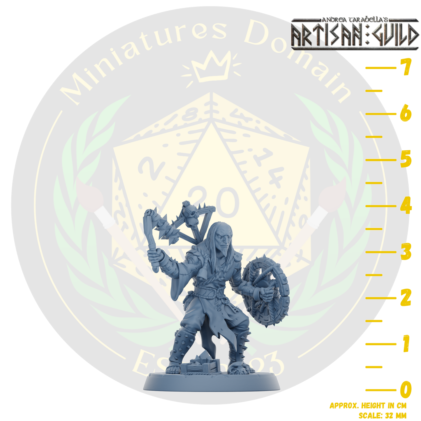 Cultist of Melmora with a mace