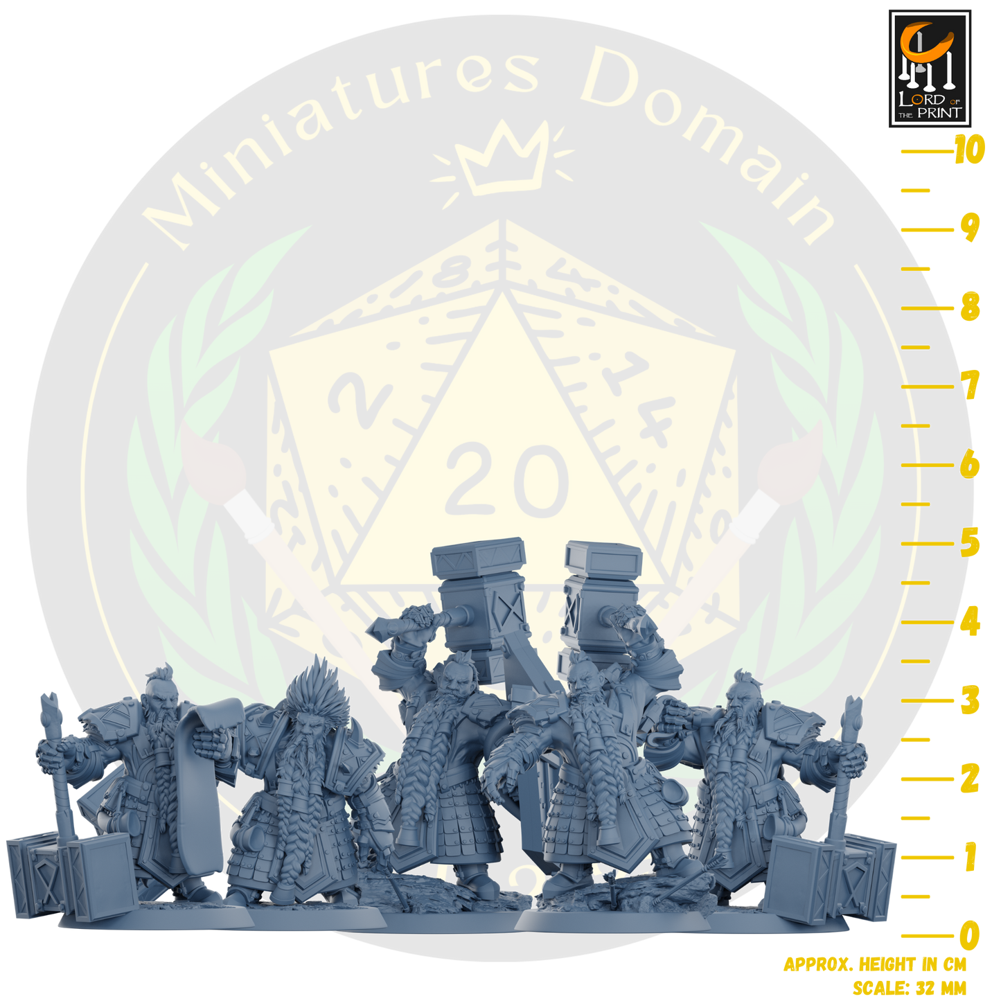Dwarf Soldiers with Hammer