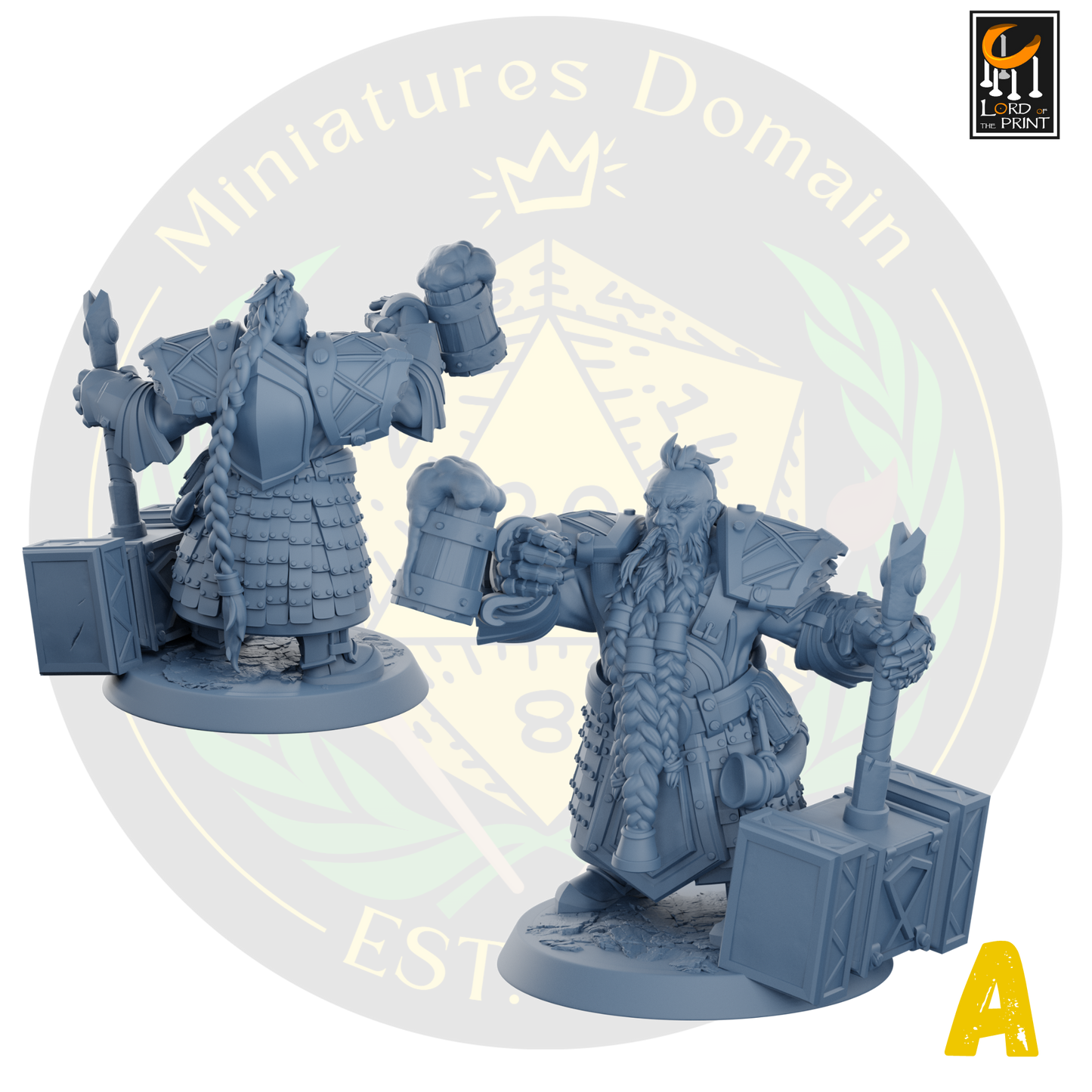 Dwarf Soldiers with Hammer