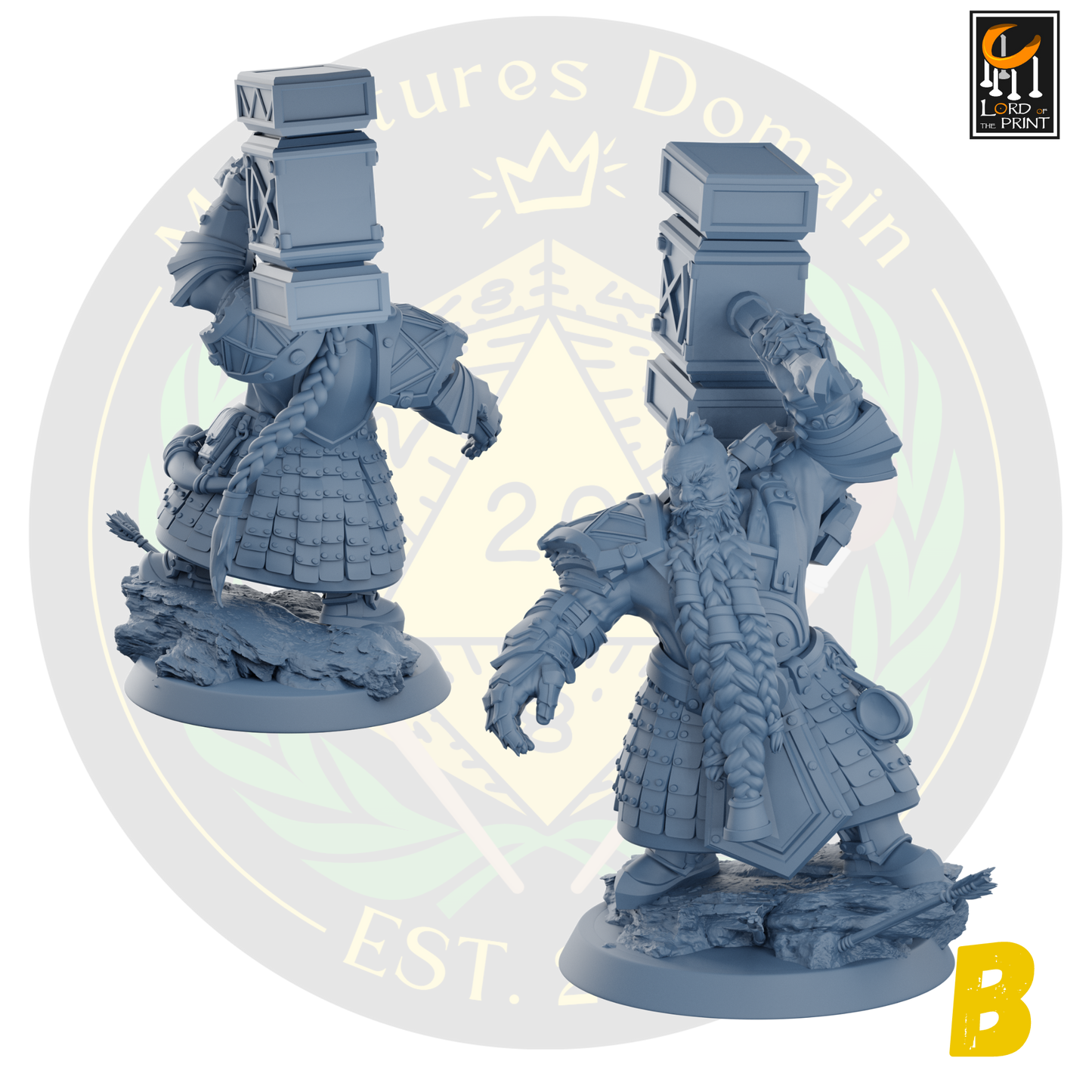 Dwarf Soldiers with Hammer
