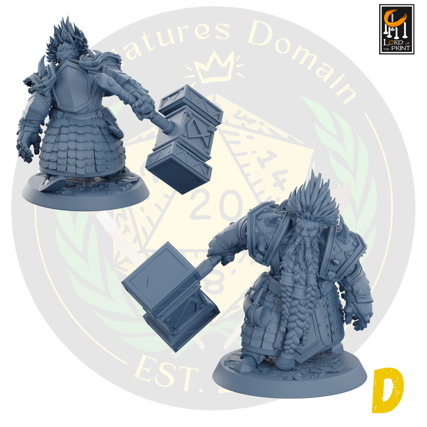 Dwarf Soldiers with Hammer