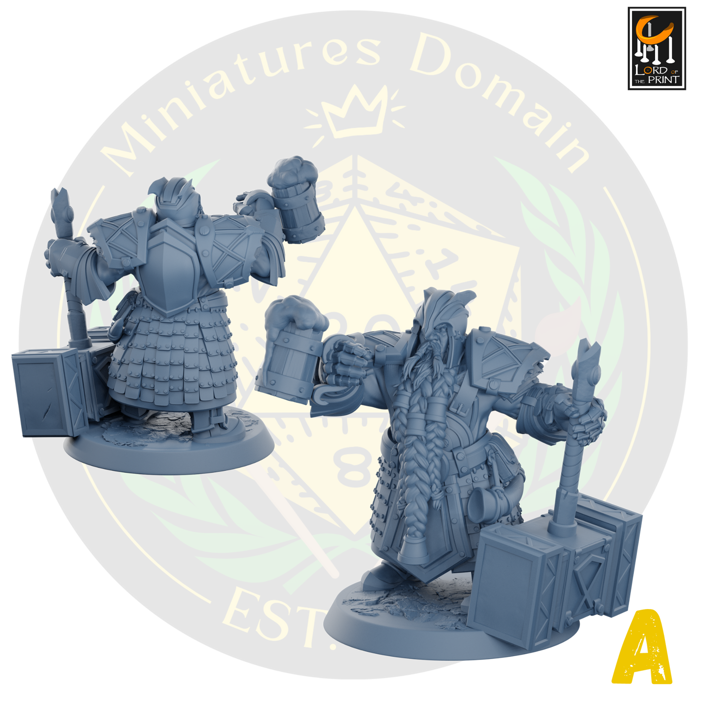 Dwarf Soldiers with Hammer