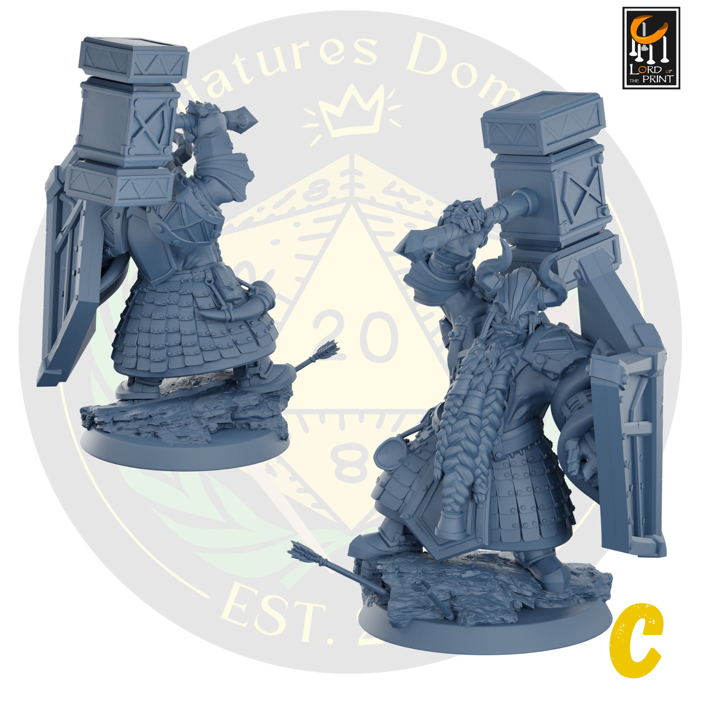 Dwarf Soldiers with Hammer