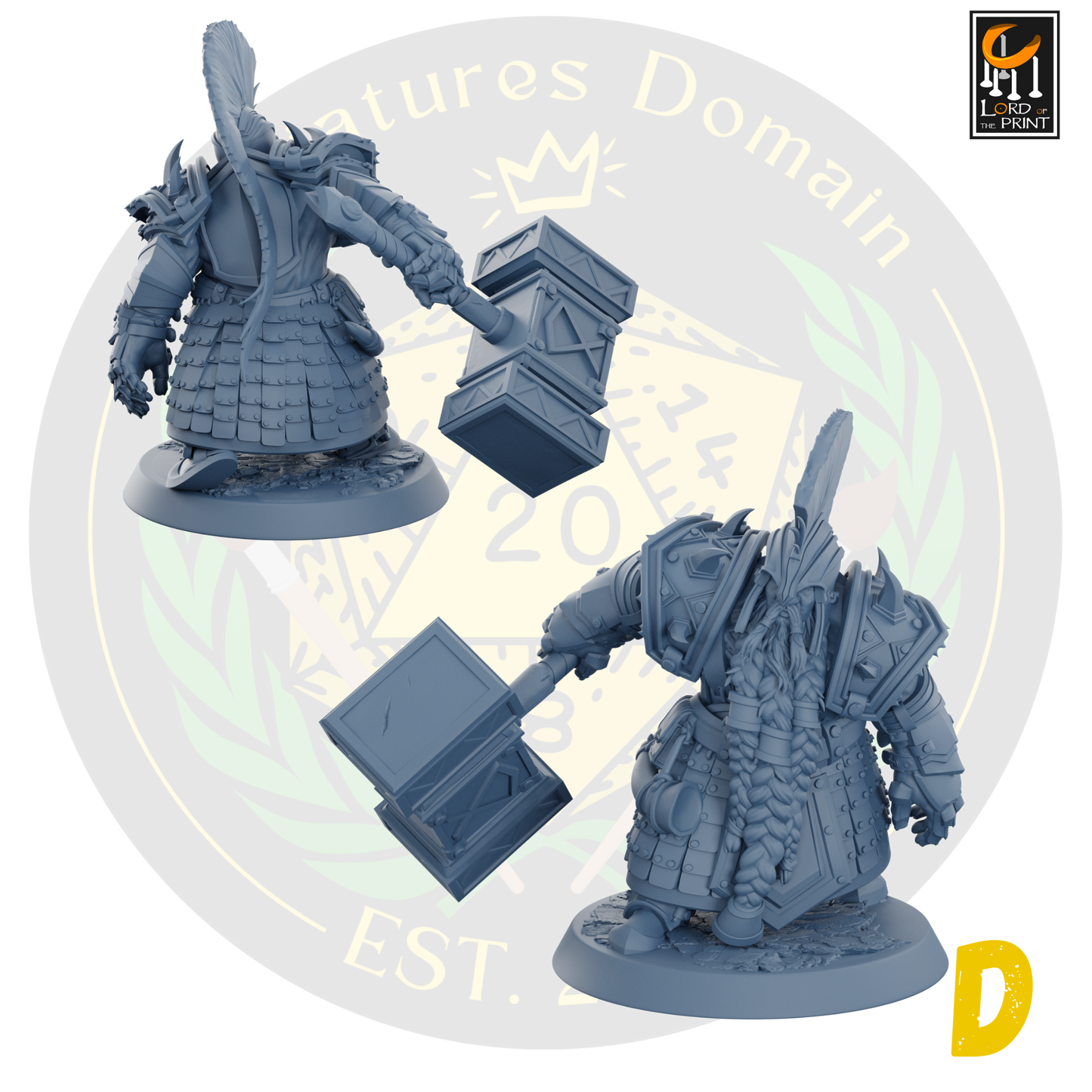 Dwarf Soldiers with Hammer