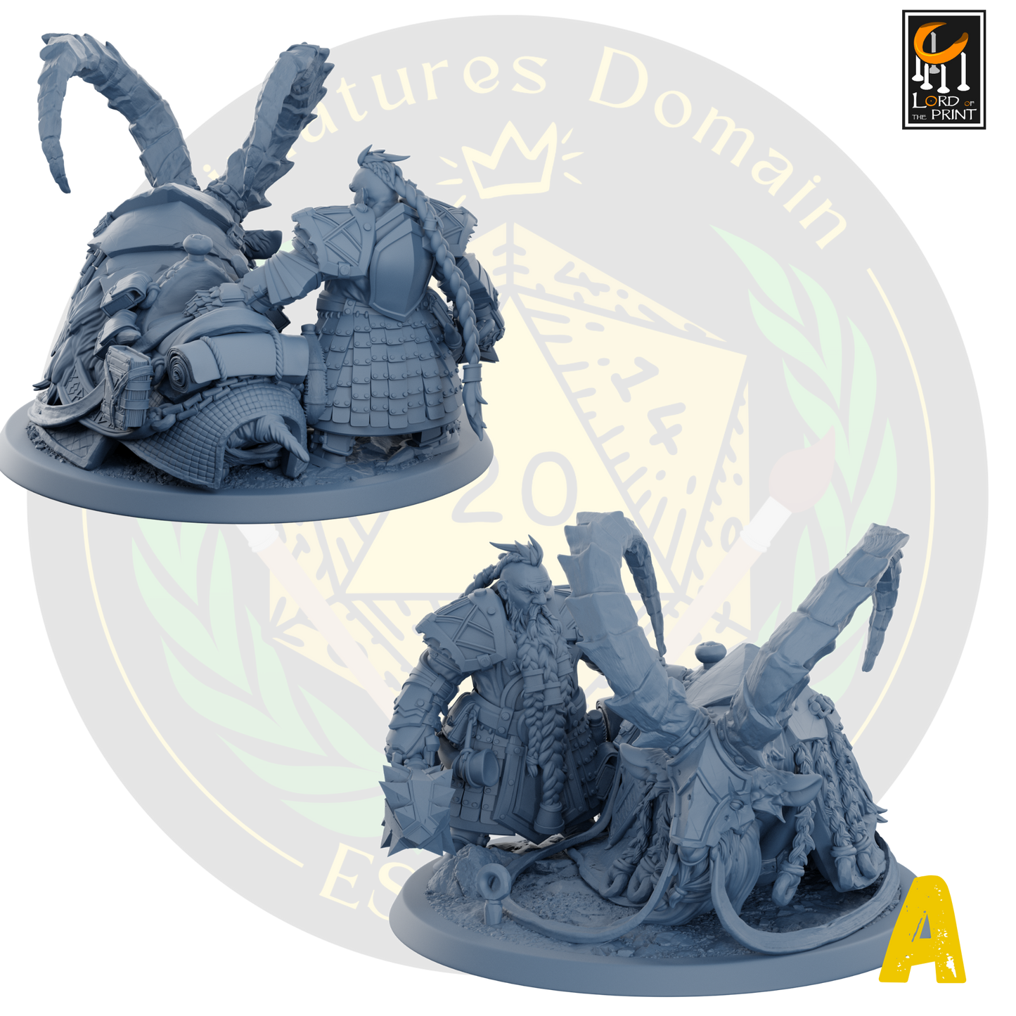Dwarf Soldiers on Goats
