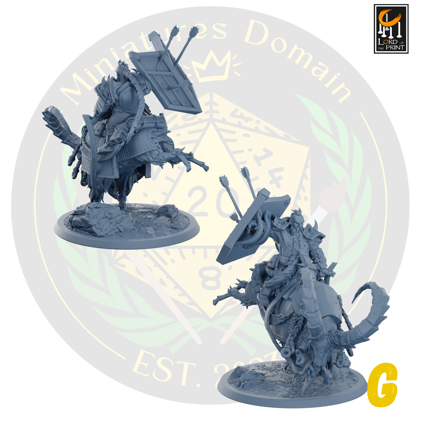 Dwarf Soldiers on Goats