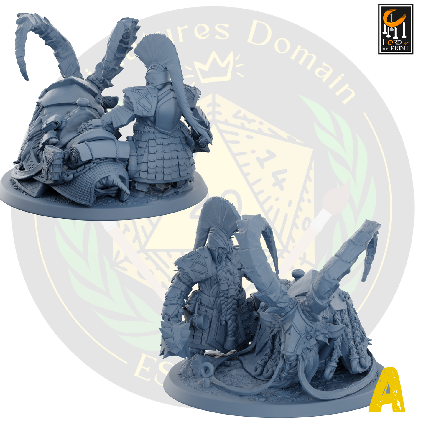 Dwarf Soldiers on Goats