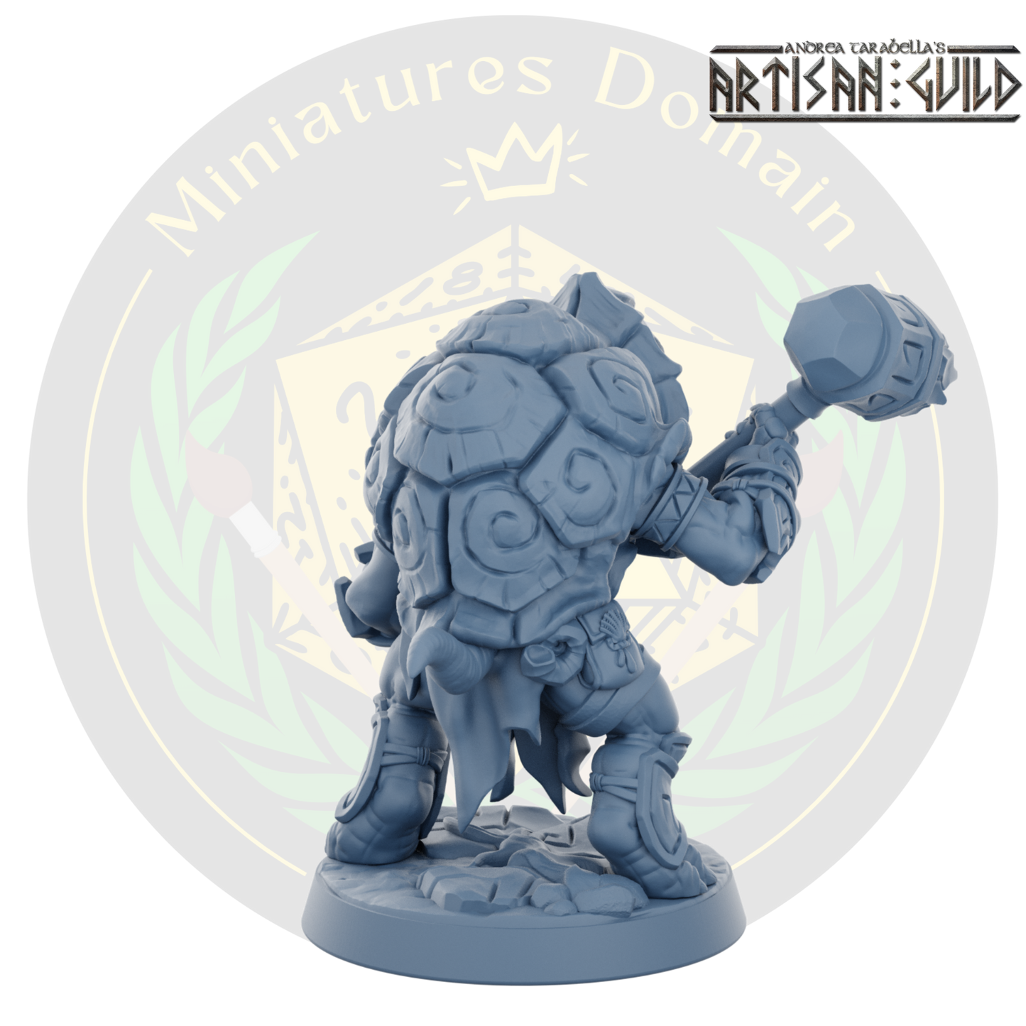 Jadeshell Turtlekin with Two-handed Hammer