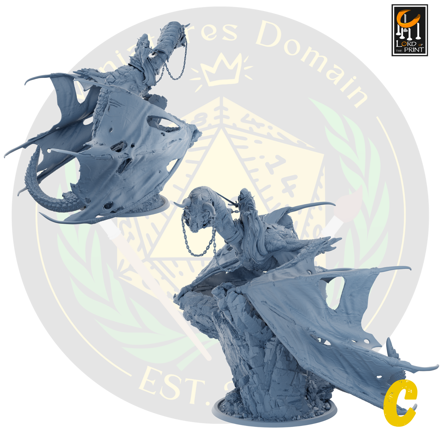 Tiamat Shadow ona a Wyvern