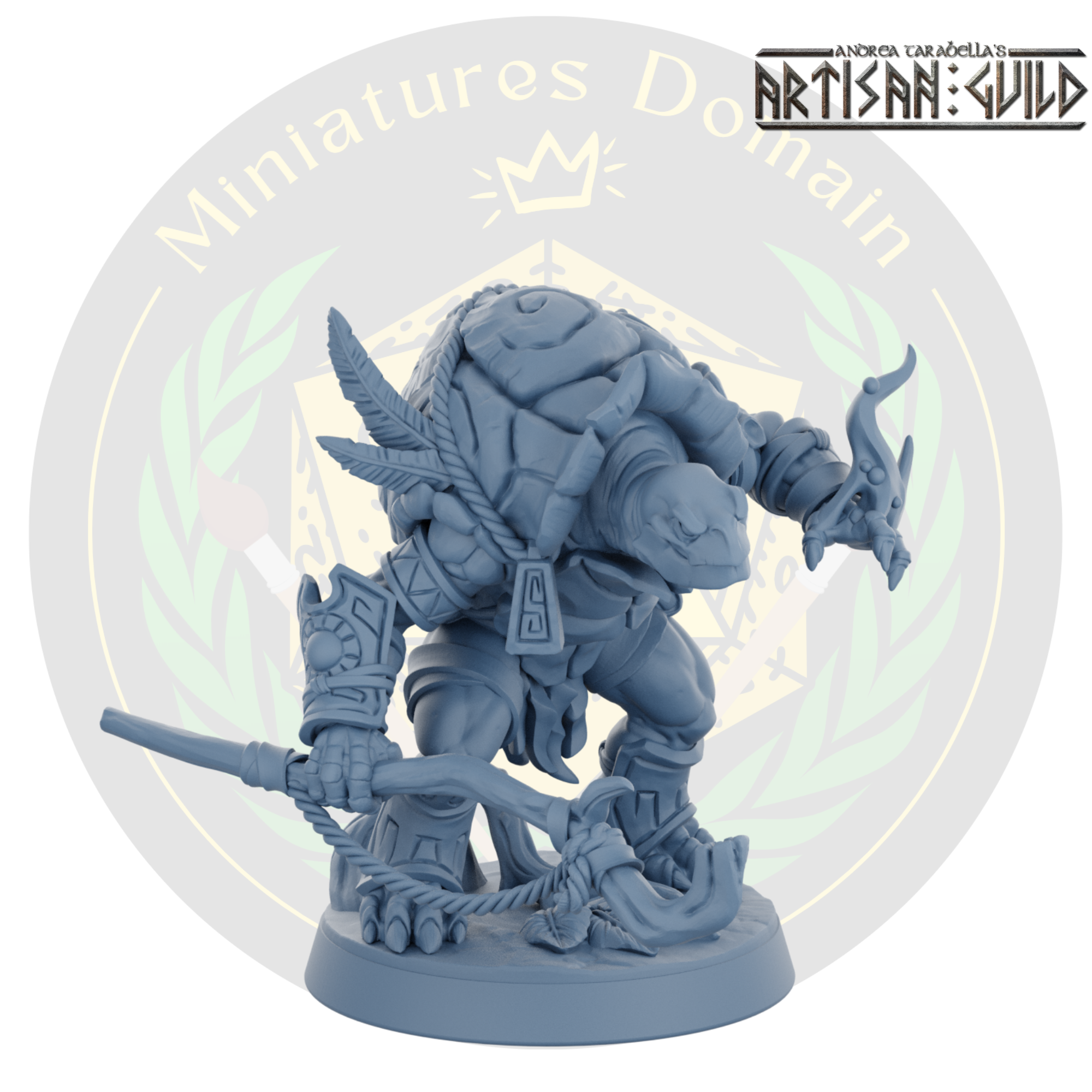 Jadeshell Turtlekin Sorcerer – Miniatures Domain