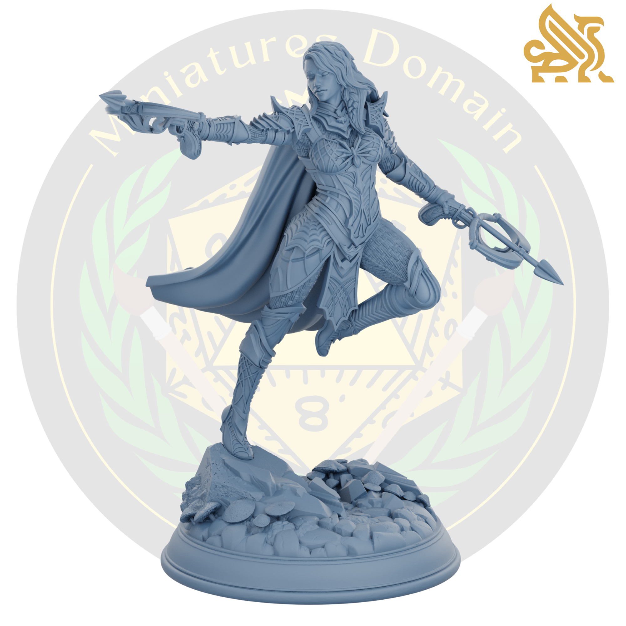 Assassin Miniatures Vakara N’thara - Drow Assassin – Miniatures Domain